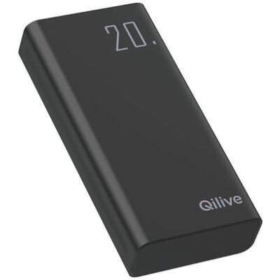 Powerbank Qilive 600183094 Preto 20000 Mah 15w Powerbank Qilive 600183094 Preto 20000 Mah 15w