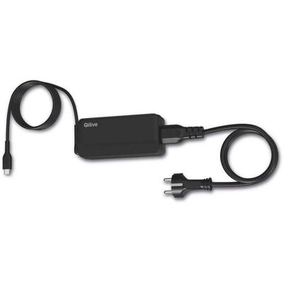 Carregador Qilive Universal Para Portátil Usb-c 100w Carregador Qilive Universal Para Portátil Usb-c 100w