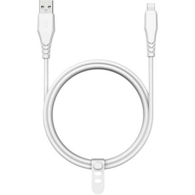 Cabo Usba To 8pin Qilive 600184379 Branco 1.2m 2.4a Mfi Cabo Usba To 8pin Qilive 600184379 Branco 1.2m 2.4a Mfi