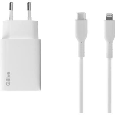 Carregador Usb-c Pd20w Qilive 600129705 Usb-c 8pin 1.2m3a Br Carregador Usb-c Pd20w Qilive 600129705 Usb-c 8pin 1.2m3a Br