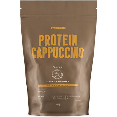 Cappuccino Prozis Proteico Cafeína Extra 400g Cappuccino Prozis Proteico Cafeína Extra 400g