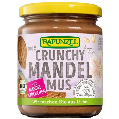 Creme De Amêndoa Bio Rapunzel Crocante 250g Creme De Amêndoa Bio Rapunzel Crocante 250g