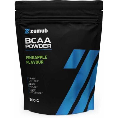 Suplemento Zumub Bcaas Em Pó De Ananás 500g Suplemento Zumub Bcaas Em Pó De Ananás 500g