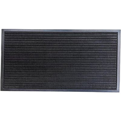 Tapete Entrada Actuel Riscas Cinza 60x90cm Tapete Entrada Actuel Riscas Cinza 60x90cm