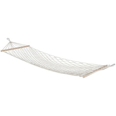 Cama Rede Algodão Gardenstar Branco 200x80cm Cama Rede Algodão Gardenstar Branco 200x80cm