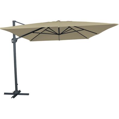 Chapéu Sol Suspenso Gardenstar Bege 360º 3x4m Chapéu Sol Suspenso Gardenstar Bege 360º 3x4m