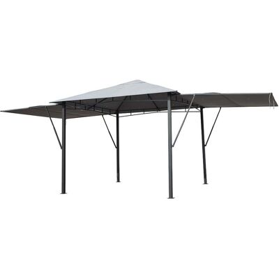 Toldo De Jardim Gardenstar Cinzento 300/630x275x300cm Toldo De Jardim Gardenstar Cinzento 300/630x275x300cm