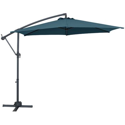 Chapéu Sol Suspenso Gardenstar Azul 360º 3xa2.45m Chapéu Sol Suspenso Gardenstar Azul 360º 3xa2.45m