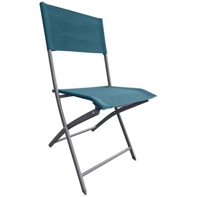 Cadeira Dobrável Gardenstar Metal Textilene Azul 42x53.5x81.5cm Cadeira Dobrável Gardenstar Metal Textilene Azul 42x53.5x81.5cm