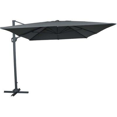 Chapéu Sol Suspenso Gardenstar Cinzento 360º 3x4m Chapéu Sol Suspenso Gardenstar Cinzento 360º 3x4m