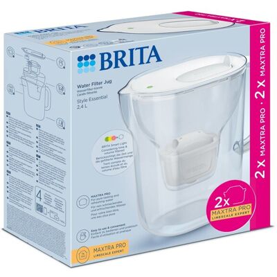 Jarro Style Essential Brita Com 2 Filtros 2.4l Jarro Style Essential Brita Com 2 Filtros 2.4l