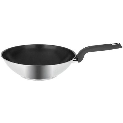 Wok Actuel Actuel Inox Antiaderente 28 Cm Wok Actuel Actuel Inox Antiaderente 28 Cm