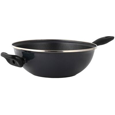 Wok Aço Esmaltado Actuel Apto Indução 28cm Wok Aço Esmaltado Actuel Apto Indução 28cm