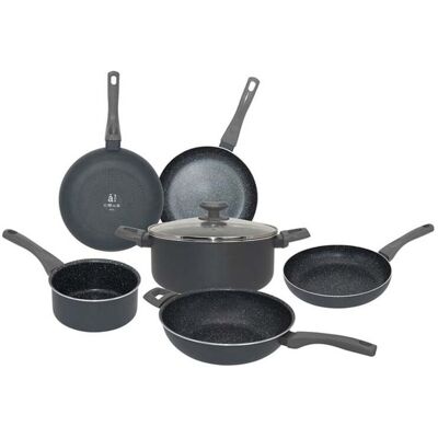 Trem Cozinha Aluminio Actuel 100% Reciclado 7 Peças Trem Cozinha Aluminio Actuel 100% Reciclado 7 Peças