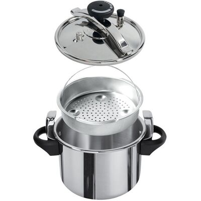 Panela De Pressão Actuel Inox Apta Para Indução 10l Panela De Pressão Actuel Inox Apta Para Indução 10l
