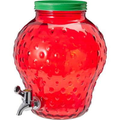 . Dispensador Bebidas Morango 19x24cm . Dispensador Bebidas Morango 19x24cm