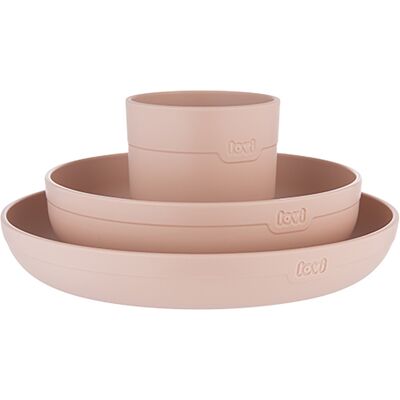 Conjunto Loiça Lovi Bege 3un Conjunto Loiça Lovi Bege 3un