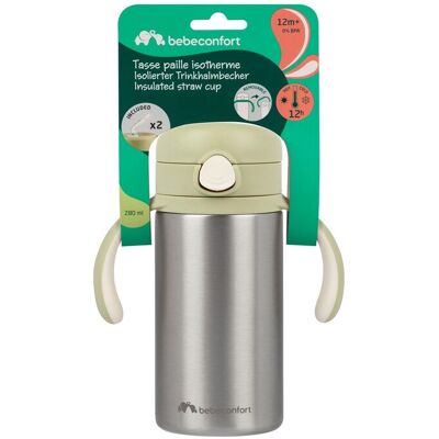 Copo 280ml Bébéconfort Isotérmico C/palha Copo 280ml Bébéconfort Isotérmico C/palha