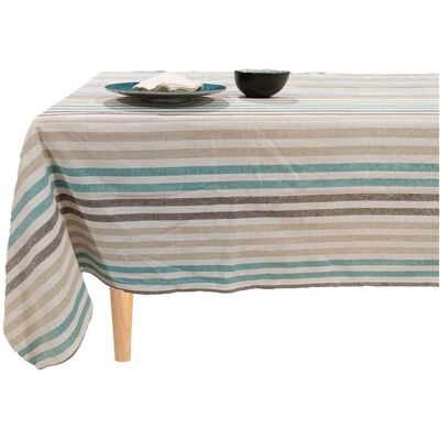 . Toalha Mesa Sofia Riscas 150x300 Cm . Toalha Mesa Sofia Riscas 150x300 Cm