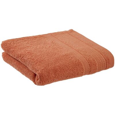 Lençol De Banho Com Barra Actuel Terracota 450g 100x150cm Lençol De Banho Com Barra Actuel Terracota 450g 100x150cm