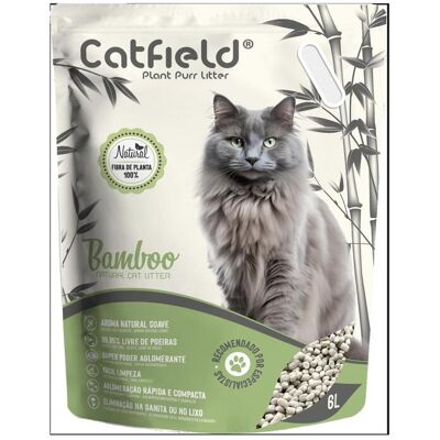 Areia Para Gato Catfield Bambu 6l Areia Para Gato Catfield Bambu 6l