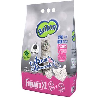 Areia Aglomerante Bribon Aloé/carvão Ativado 10l Areia Aglomerante Bribon Aloé/carvão Ativado 10l