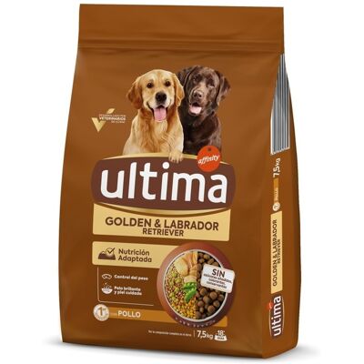 Ração Cão Ultima Golden & Labrador 7.5kg Ração Cão Ultima Golden & Labrador 7.5kg