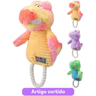 Brinquedo Para Cão Dogs Collection Dinossauro Corda 40cm Modelos Sortidos Brinquedo Para Cão Dogs Collection Dinossauro Corda 40cm Modelos Sortidos