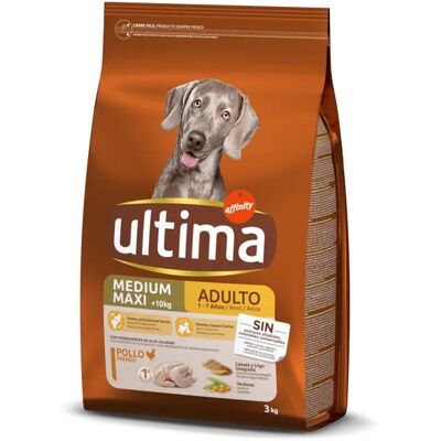 Ração para cães Affinity Ultima - Adulto Médio/Maxi com Frango e Arroz Ração para cães Affinity Ultima - Adulto Médio/Maxi com Frango e Arroz