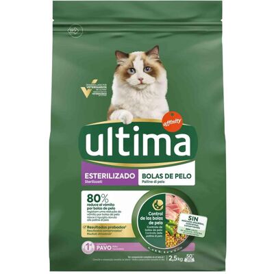 Ração Para Gato Esterilizado Ultima Bolas De Pêlo 2.5kg Ração Para Gato Esterilizado Ultima Bolas De Pêlo 2.5kg