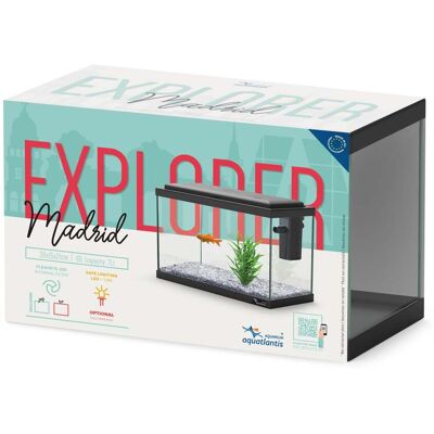 Aquário Em Kit Aquatlantis Explorer Madrid 30cm Aquário Em Kit Aquatlantis Explorer Madrid 30cm