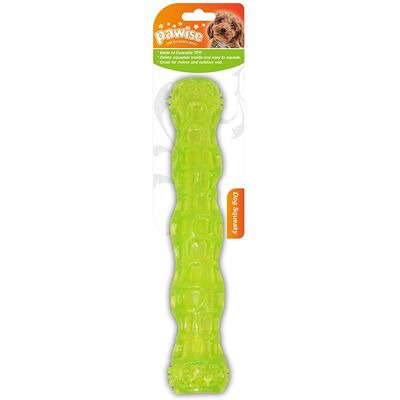 Brinquedo Para Cão Pawise Bastão De Termoplástico Com Squeaker 28cm Brinquedo Para Cão Pawise Bastão De Termoplástico Com Squeaker 28cm