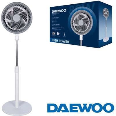 Ventoinha De Pé Daewoo Dw9001 Branca 80w/105cm Ventoinha De Pé Daewoo Dw9001 Branca 80w/105cm
