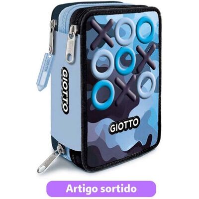 Estojo Organizador Giotto 3 Fechos Com Carga 20x8x14cm Cores Sortidas Estojo Organizador Giotto 3 Fechos Com Carga 20x8x14cm Cores Sortidas