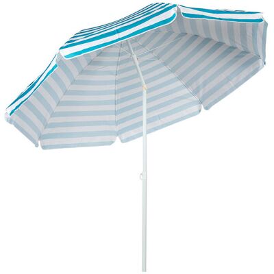 Chapéu De Sol Gardenstar Inclinável Azul Ø240cm Chapéu De Sol Gardenstar Inclinável Azul Ø240cm