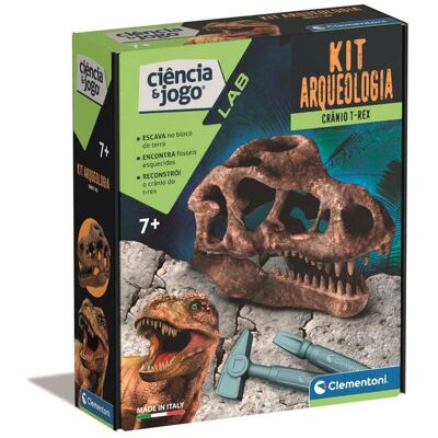 Kit Arqueologia Clementoni Crânio T-rex Kit Arqueologia Clementoni Crânio T-rex