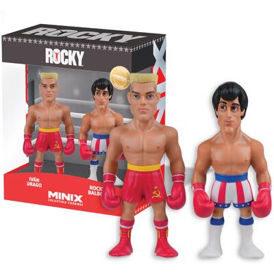 Figura Minix Fig - Pack Duplo Rocky Iv 12 C Figura Minix Fig - Pack Duplo Rocky Iv 12 C