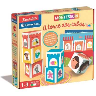 CLEMENTONI Torre Montessori para Bebês - Habitats de Animais CLEMENTONI Torre Montessori para Bebês - Habitats de Animais