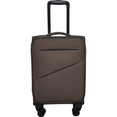 Mala De Cabine Flexível Airport Kaki 8 Rodas 35x55x20cm Mala De Cabine Flexível Airport Kaki 8 Rodas 35x55x20cm