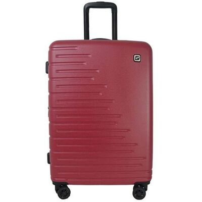 Mala De Viagem Rígida Airport Vermelho 8 Rodas 45x67x26cm Mala De Viagem Rígida Airport Vermelho 8 Rodas 45x67x26cm