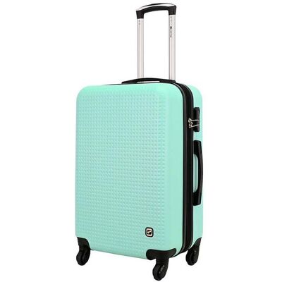 Mala De Viagem Média Rígida Airport Menta 4 Rodas 65x42x26cm Mala De Viagem Média Rígida Airport Menta 4 Rodas 65x42x26cm