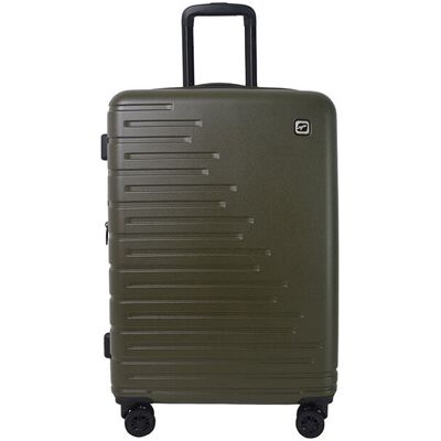 Mala De Viagem Rígida Airport Kaki 8 Rodas 45x67x26cm Mala De Viagem Rígida Airport Kaki 8 Rodas 45x67x26cm