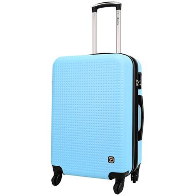 Mala De Viagem Média Rígida Airport Azul 4 Rodas 65x42x26cm Mala De Viagem Média Rígida Airport Azul 4 Rodas 65x42x26cm