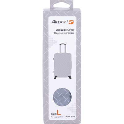 Capa De Trolley Airport Cinzento Tamanho L Máximo 78cm Capa De Trolley Airport Cinzento Tamanho L Máximo 78cm