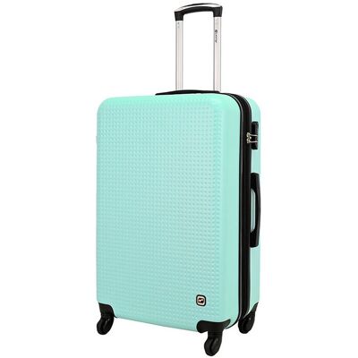 Mala De Viagem Grande Rígida Airport Menta 4 Rodas 75x46x28cm Mala De Viagem Grande Rígida Airport Menta 4 Rodas 75x46x28cm