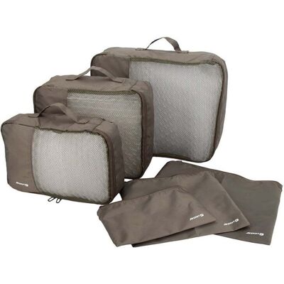 Bolsas De Arrumação Airport Kaki 6 Peças Bolsas De Arrumação Airport Kaki 6 Peças