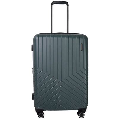 Mala De Viagem Rígida Airport Verde Metal 8 Rodas 45x67x27cm Mala De Viagem Rígida Airport Verde Metal 8 Rodas 45x67x27cm