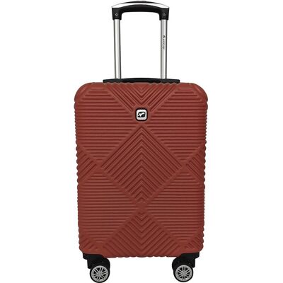 Mala De Cabine Rígida Airport Terracota 8 Rodas 55x34x20cm Mala De Cabine Rígida Airport Terracota 8 Rodas 55x34x20cm