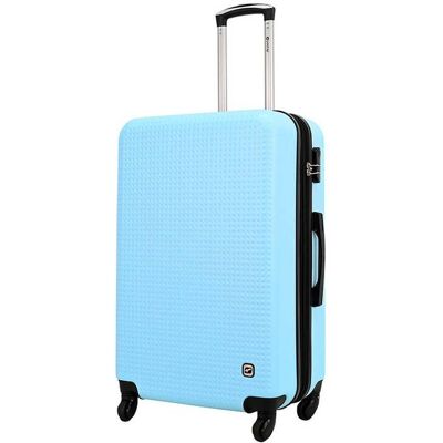 Mala De Viagem Grande Rígida Airport Azul 4 Rodas 75x46x28cm Mala De Viagem Grande Rígida Airport Azul 4 Rodas 75x46x28cm