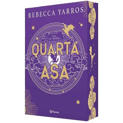 Livro Quarta Asa - Nova Capa Com Sprayed Edges Livro Quarta Asa - Nova Capa Com Sprayed Edges